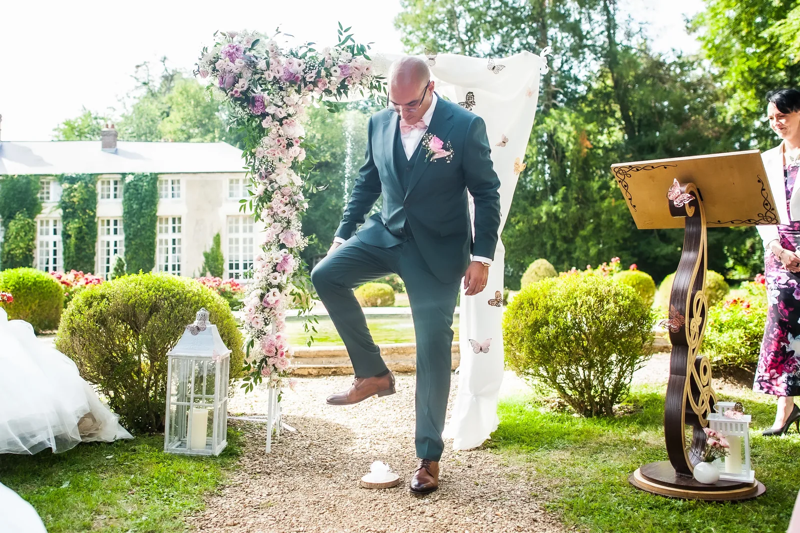 Quand deux cultures se rencontrent — mariage S. & S. à Château de Nandy (77) (photo 5)